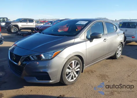 2020 Nissan Versa Sv Xtronic Cvt from USA, damaged, VIN 3N1CN8EV7LL801598